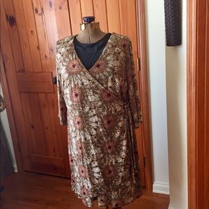 Cato geometric pattern dress